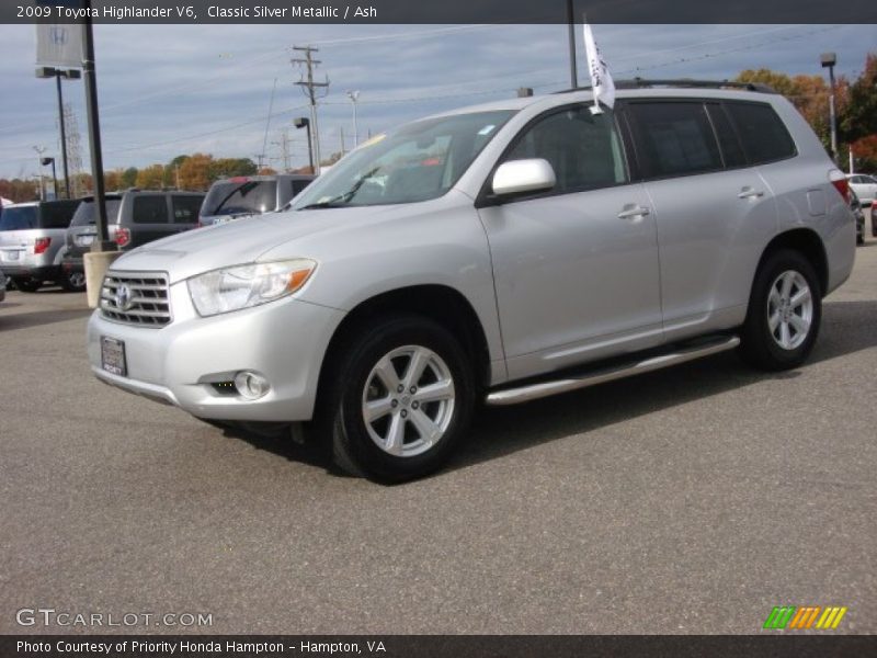 Classic Silver Metallic / Ash 2009 Toyota Highlander V6