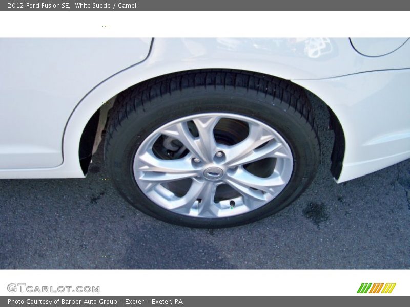 White Suede / Camel 2012 Ford Fusion SE