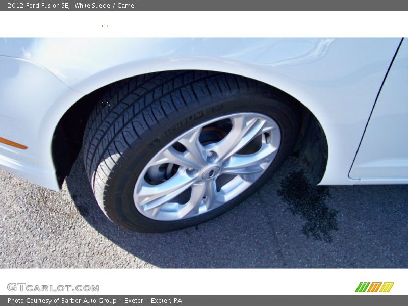 White Suede / Camel 2012 Ford Fusion SE