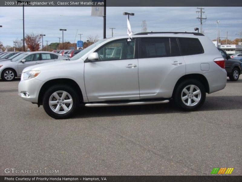 Classic Silver Metallic / Ash 2009 Toyota Highlander V6