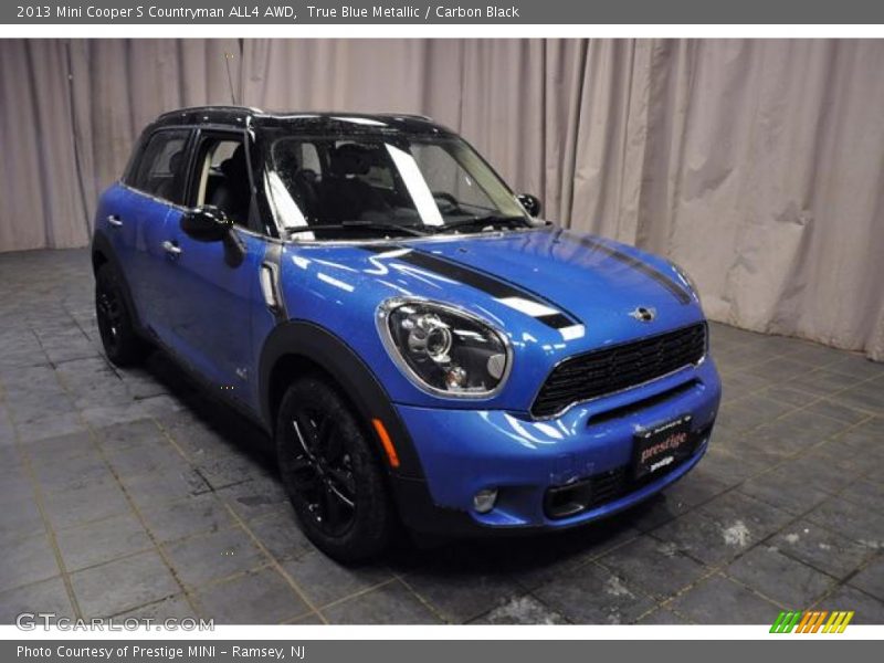 True Blue Metallic / Carbon Black 2013 Mini Cooper S Countryman ALL4 AWD