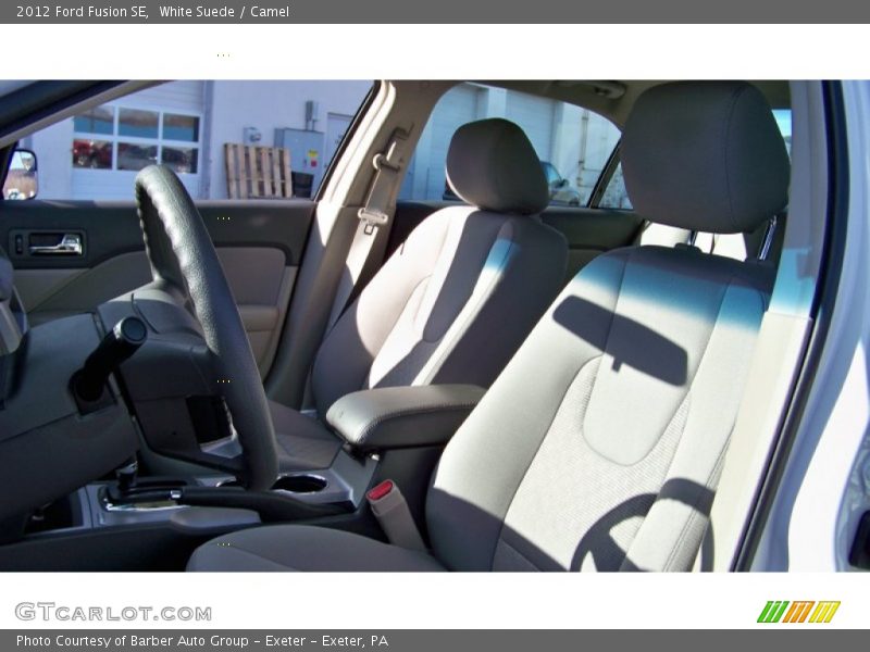 White Suede / Camel 2012 Ford Fusion SE