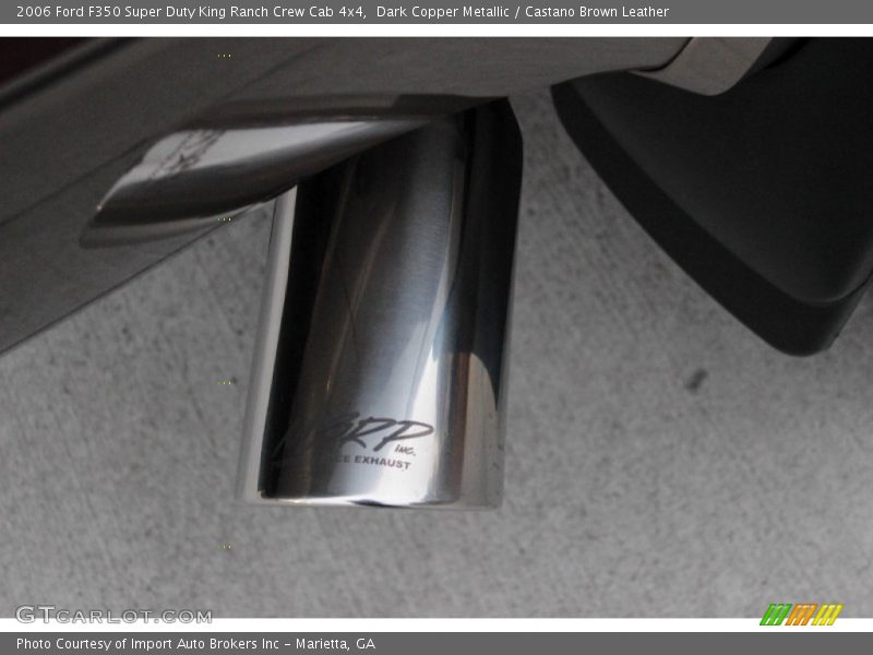 Dark Copper Metallic / Castano Brown Leather 2006 Ford F350 Super Duty King Ranch Crew Cab 4x4