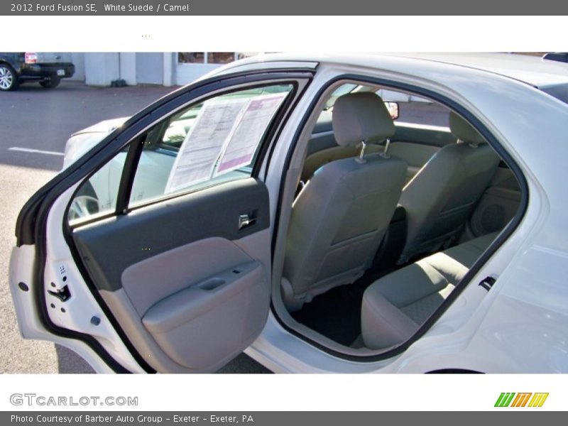 White Suede / Camel 2012 Ford Fusion SE