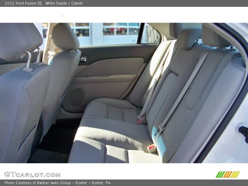 White Suede / Camel 2012 Ford Fusion SE