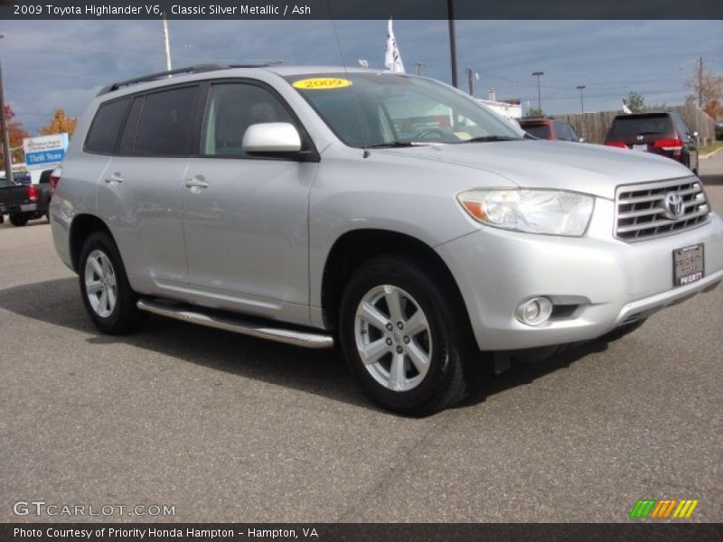 Classic Silver Metallic / Ash 2009 Toyota Highlander V6