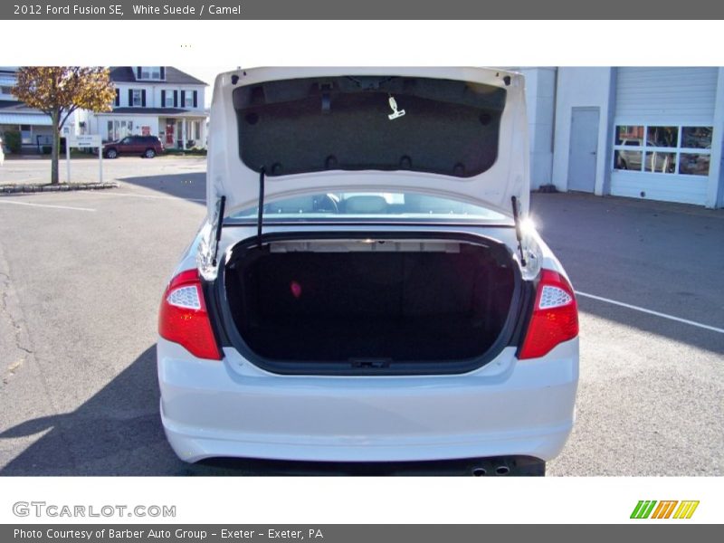 White Suede / Camel 2012 Ford Fusion SE