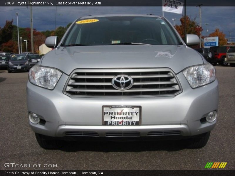 Classic Silver Metallic / Ash 2009 Toyota Highlander V6