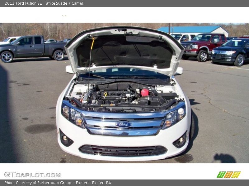 White Suede / Camel 2012 Ford Fusion SE