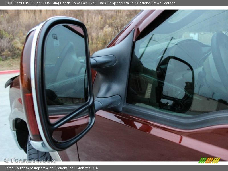 Dark Copper Metallic / Castano Brown Leather 2006 Ford F350 Super Duty King Ranch Crew Cab 4x4
