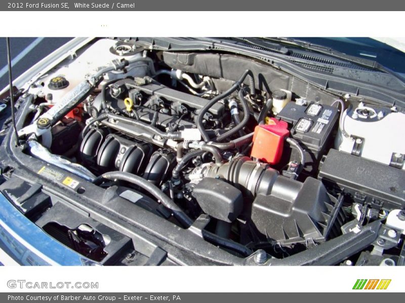 White Suede / Camel 2012 Ford Fusion SE