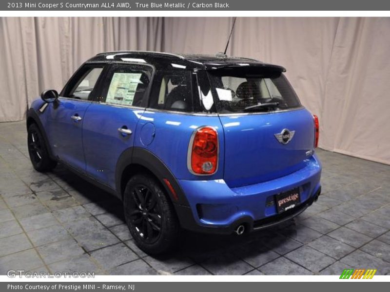 True Blue Metallic / Carbon Black 2013 Mini Cooper S Countryman ALL4 AWD