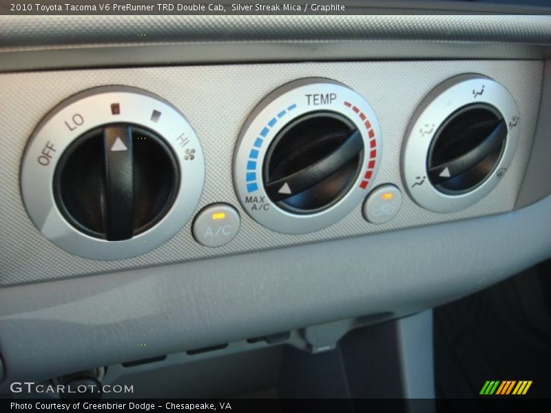 Silver Streak Mica / Graphite 2010 Toyota Tacoma V6 PreRunner TRD Double Cab