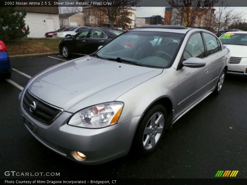 Sheer Silver Metallic / Frost Gray 2002 Nissan Altima 2.5 S