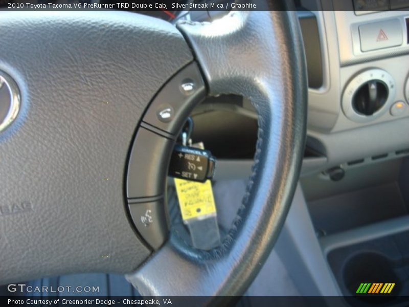 Silver Streak Mica / Graphite 2010 Toyota Tacoma V6 PreRunner TRD Double Cab