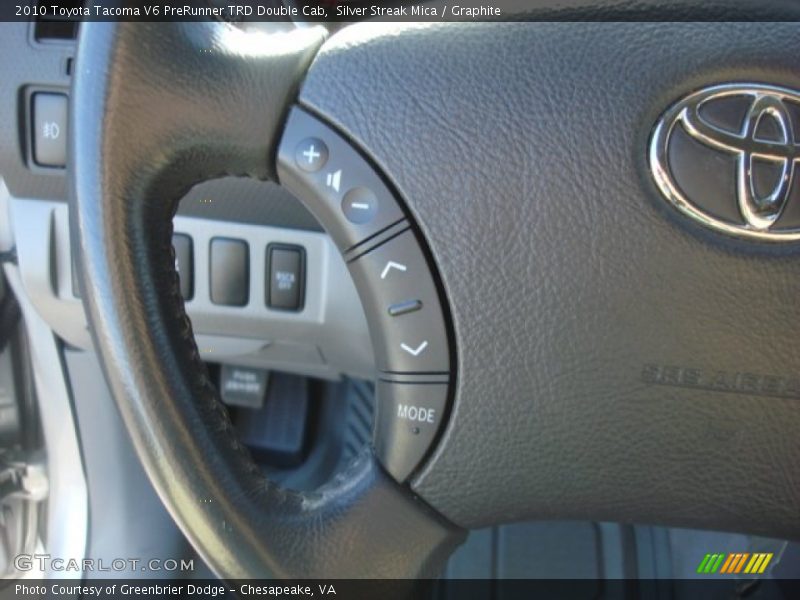 Silver Streak Mica / Graphite 2010 Toyota Tacoma V6 PreRunner TRD Double Cab