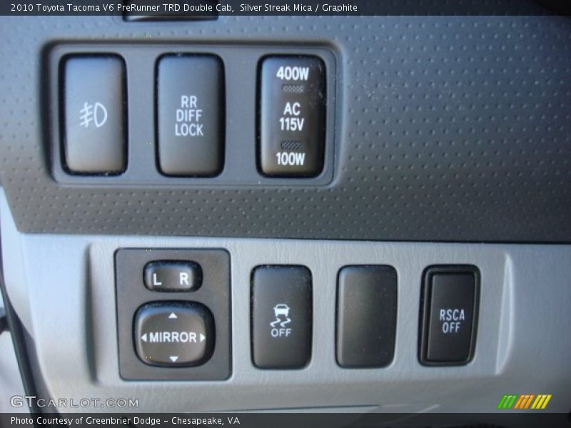 Silver Streak Mica / Graphite 2010 Toyota Tacoma V6 PreRunner TRD Double Cab