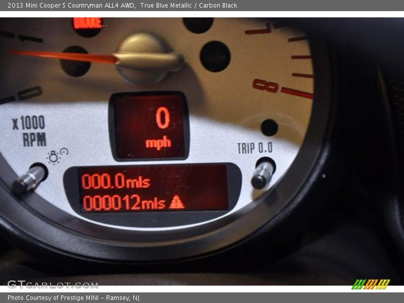 True Blue Metallic / Carbon Black 2013 Mini Cooper S Countryman ALL4 AWD