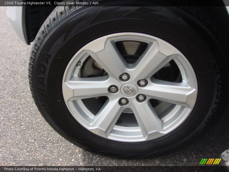 Classic Silver Metallic / Ash 2009 Toyota Highlander V6