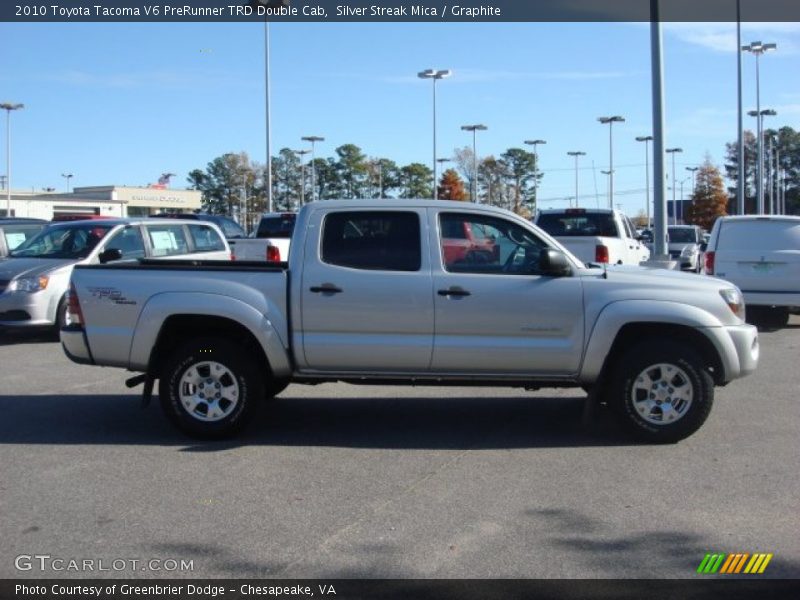 Silver Streak Mica / Graphite 2010 Toyota Tacoma V6 PreRunner TRD Double Cab