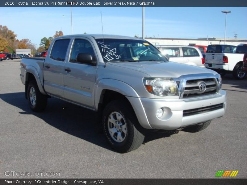 Silver Streak Mica / Graphite 2010 Toyota Tacoma V6 PreRunner TRD Double Cab
