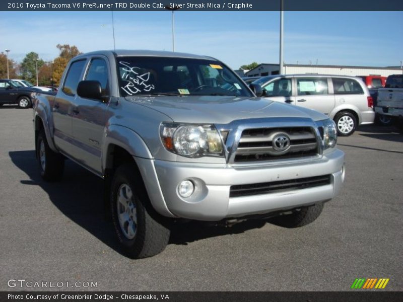 Silver Streak Mica / Graphite 2010 Toyota Tacoma V6 PreRunner TRD Double Cab