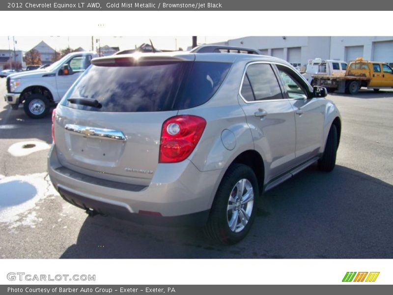 Gold Mist Metallic / Brownstone/Jet Black 2012 Chevrolet Equinox LT AWD