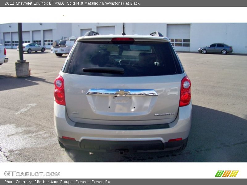 Gold Mist Metallic / Brownstone/Jet Black 2012 Chevrolet Equinox LT AWD