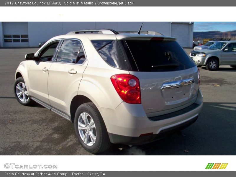 Gold Mist Metallic / Brownstone/Jet Black 2012 Chevrolet Equinox LT AWD