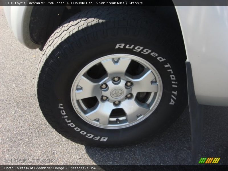 Silver Streak Mica / Graphite 2010 Toyota Tacoma V6 PreRunner TRD Double Cab