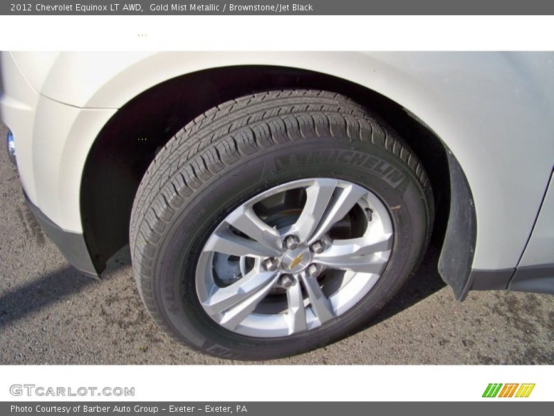 Gold Mist Metallic / Brownstone/Jet Black 2012 Chevrolet Equinox LT AWD