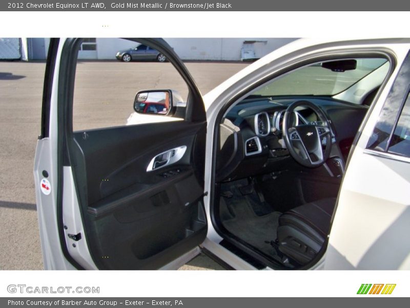 Gold Mist Metallic / Brownstone/Jet Black 2012 Chevrolet Equinox LT AWD