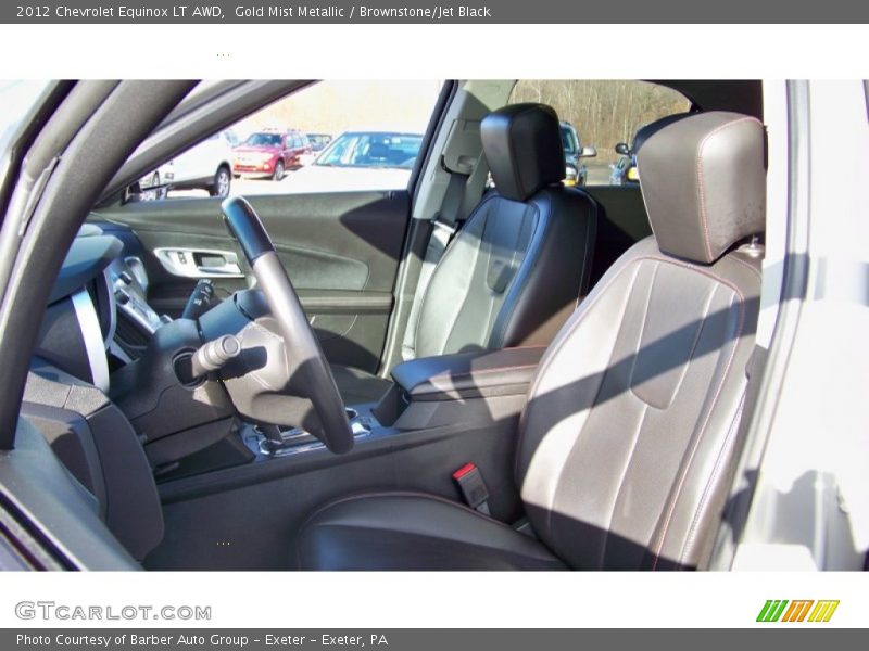 Gold Mist Metallic / Brownstone/Jet Black 2012 Chevrolet Equinox LT AWD