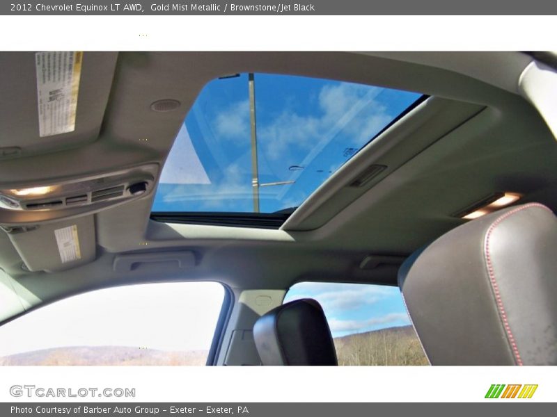 Gold Mist Metallic / Brownstone/Jet Black 2012 Chevrolet Equinox LT AWD