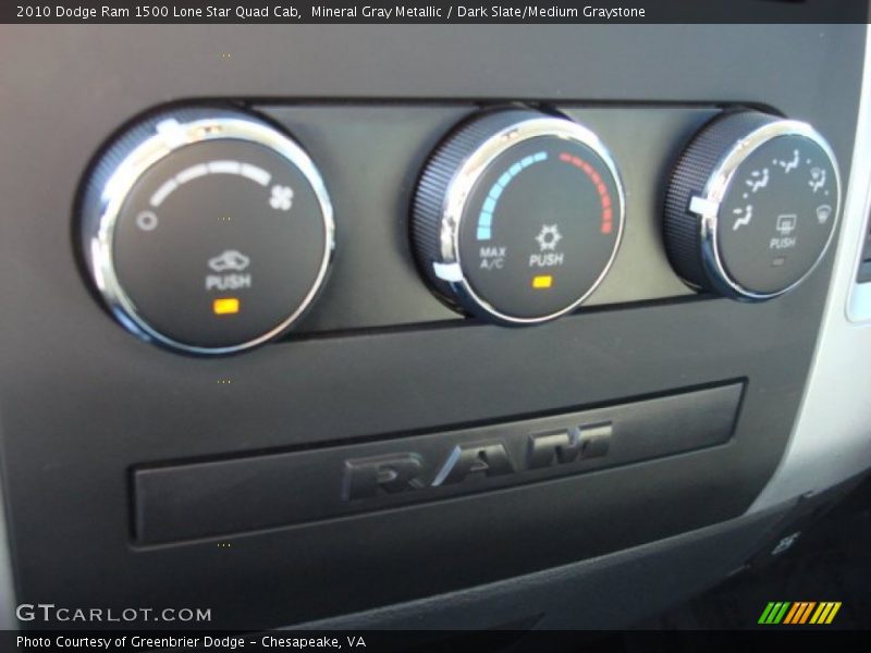 Mineral Gray Metallic / Dark Slate/Medium Graystone 2010 Dodge Ram 1500 Lone Star Quad Cab