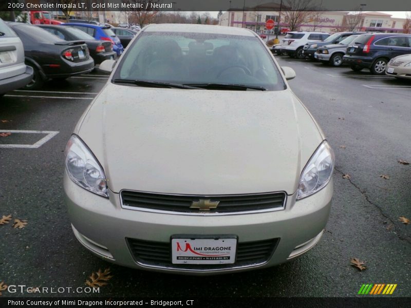 Gold Mist Metallic / Neutral 2009 Chevrolet Impala LT