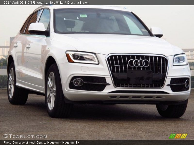 Ibis White / Chestnut Brown 2014 Audi Q5 3.0 TFSI quattro