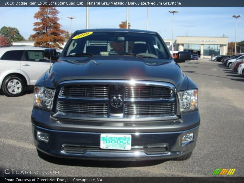 Mineral Gray Metallic / Dark Slate/Medium Graystone 2010 Dodge Ram 1500 Lone Star Quad Cab