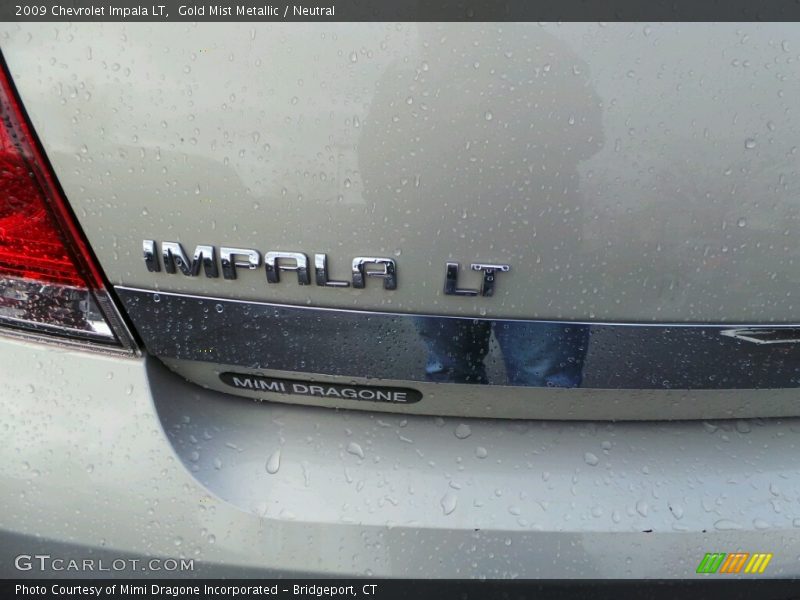 Gold Mist Metallic / Neutral 2009 Chevrolet Impala LT
