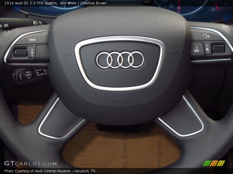 Ibis White / Chestnut Brown 2014 Audi Q5 3.0 TFSI quattro