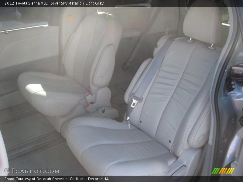 Silver Sky Metallic / Light Gray 2012 Toyota Sienna XLE