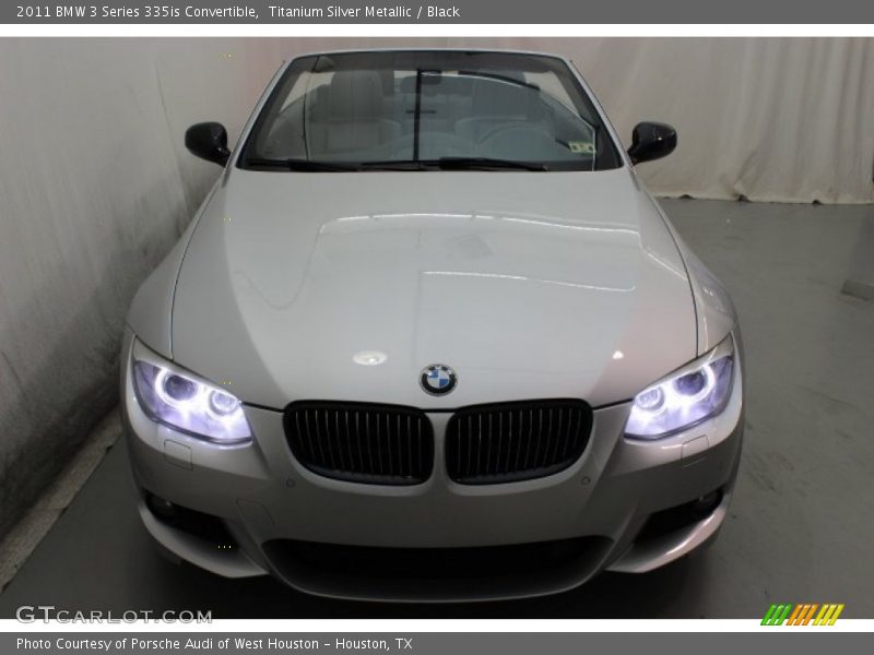 Titanium Silver Metallic / Black 2011 BMW 3 Series 335is Convertible