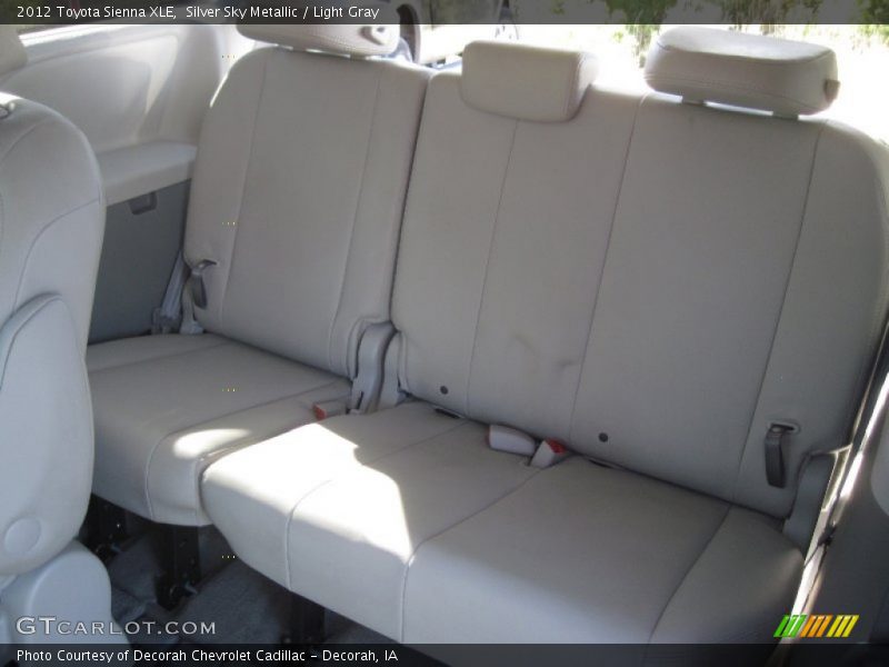 Silver Sky Metallic / Light Gray 2012 Toyota Sienna XLE