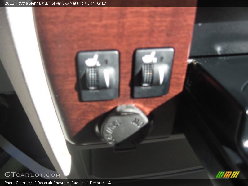 Silver Sky Metallic / Light Gray 2012 Toyota Sienna XLE