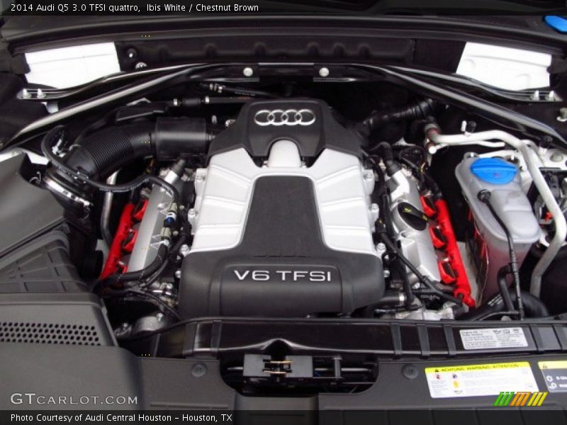 Ibis White / Chestnut Brown 2014 Audi Q5 3.0 TFSI quattro