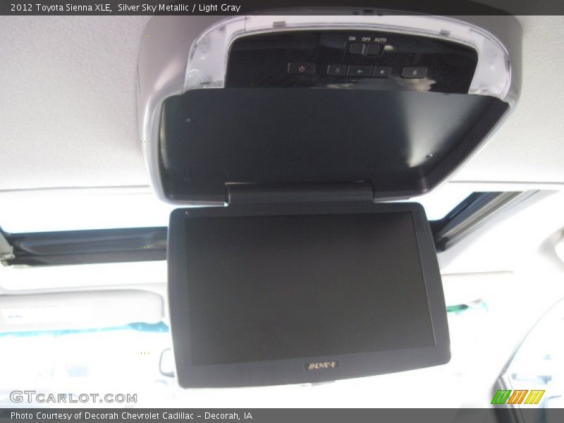 Silver Sky Metallic / Light Gray 2012 Toyota Sienna XLE