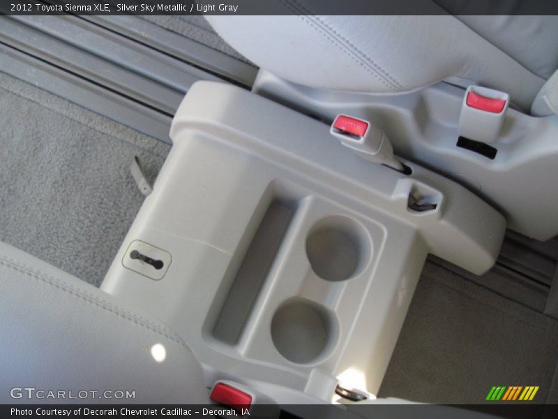 Silver Sky Metallic / Light Gray 2012 Toyota Sienna XLE