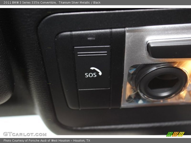 Titanium Silver Metallic / Black 2011 BMW 3 Series 335is Convertible