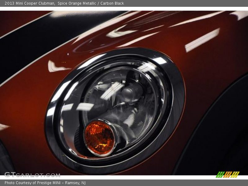 Spice Orange Metallic / Carbon Black 2013 Mini Cooper Clubman