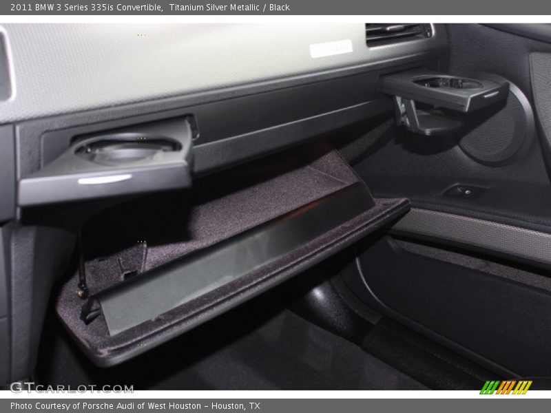 Titanium Silver Metallic / Black 2011 BMW 3 Series 335is Convertible